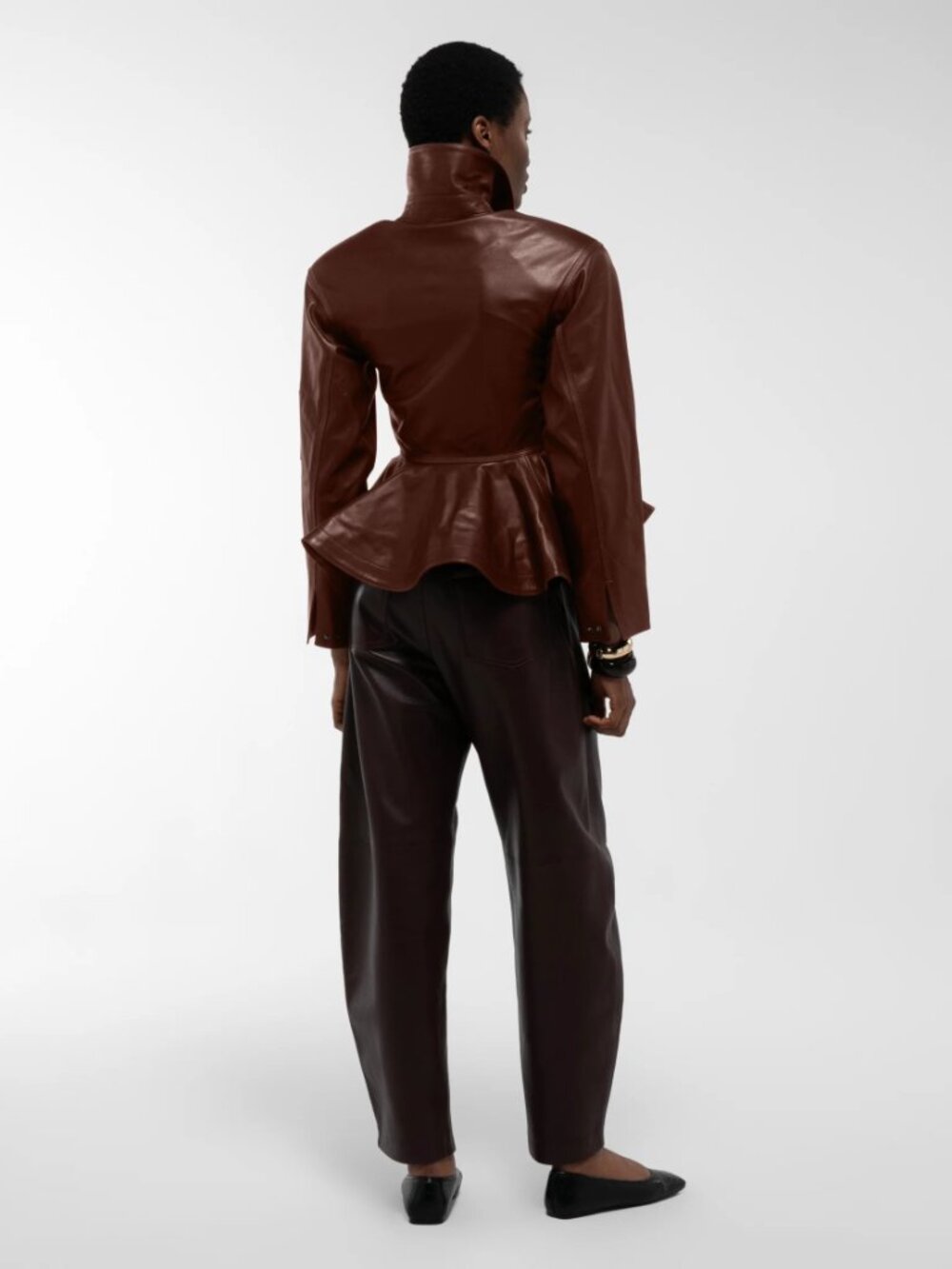 NWT $1300 Ducie Bernadette Leather Jacket - Picture 3 of 7